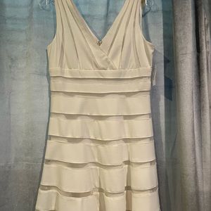 Off-white semi formal dress